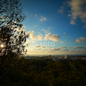 The Blue Sky by Che Abu Bakar Che Said - Landscapes Cloud Formations