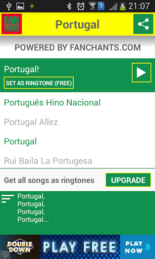 Portugal World Cup 2014 Songs