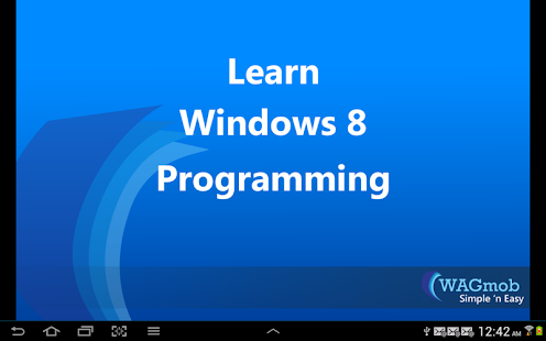 Windows 8 Programming