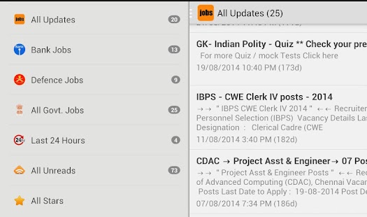Download New JoB Updates APK for Android