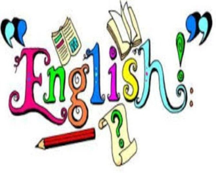 Clipart of the word english