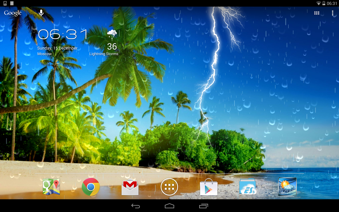 Weather Screen - screenshot