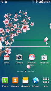 Abstract Sakura Live Wallpaper screenshot 1