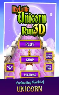   My little unicorn runner 3D- screenshot thumbnail   