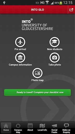 INTO GLO student app