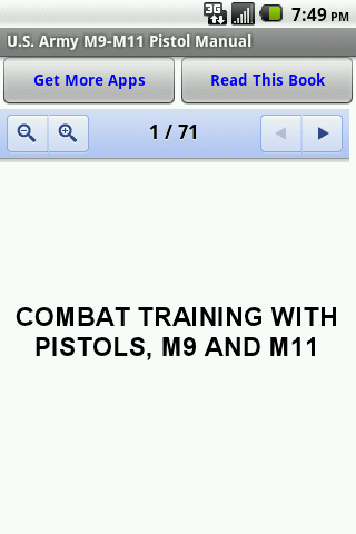 U.S. Army M9-M11 Pistol Manual