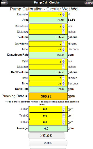 Pump Calibrator - Circular