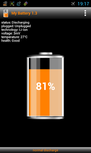 My Battery info discharge