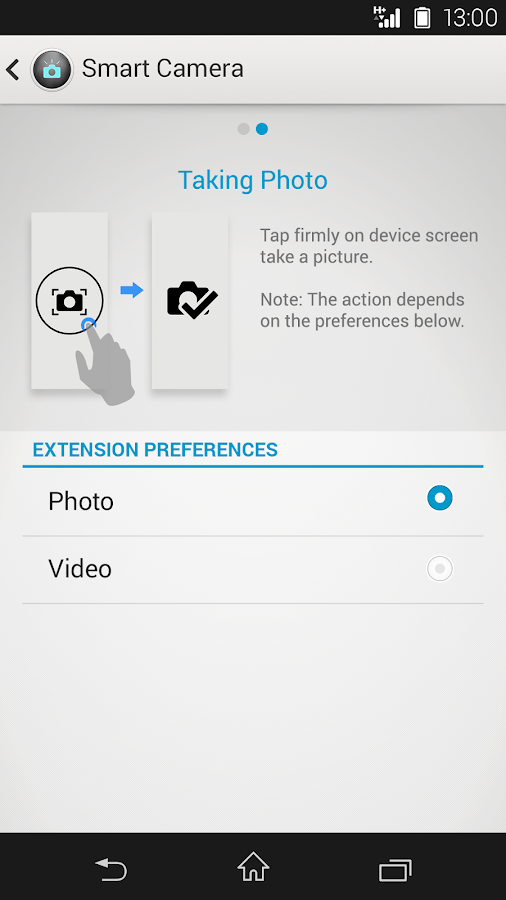 Camera smart extension - screenshot