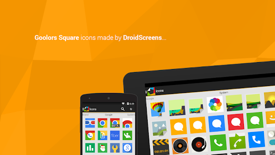 Goolors Square - icon pack