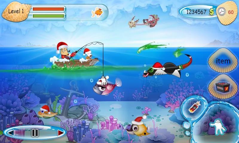 Funny Fishing Noel - screenshot