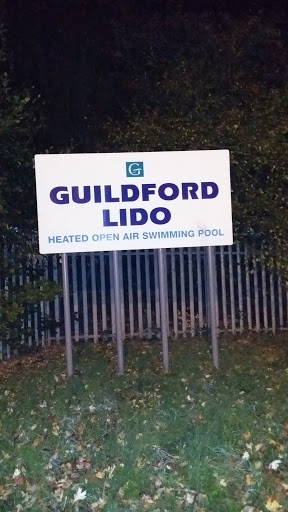 Guildford Lido Sign