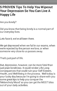 Depression - Things To Know Screenshots 8