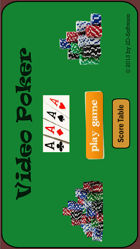 Video Poker 2D