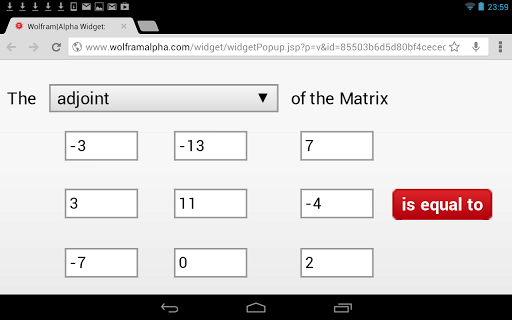 Matrix Adjoint Calculator