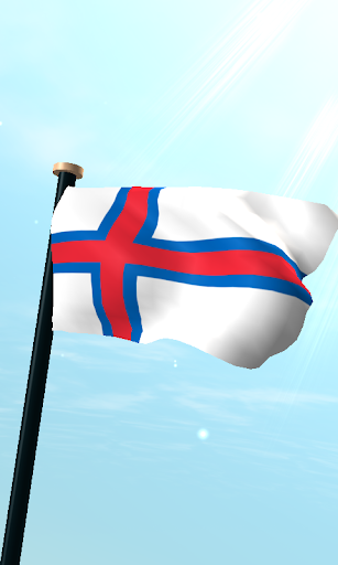 Faroe Islands Flag 3D Free