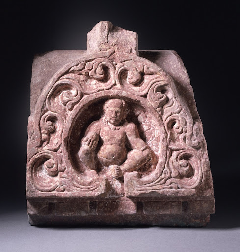 Tympanum with Kubera, the God of Riches