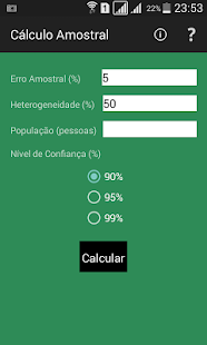 Free Cálculo Amostral para Pesquisa APK for Android