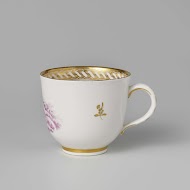 Kop met een putto op wolken