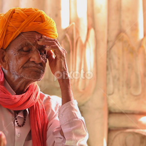 Reflecting on a Lifetime by Romney Olsen - People Street & Candids