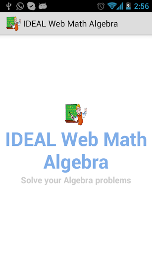 IDEAL Web Math Algebra