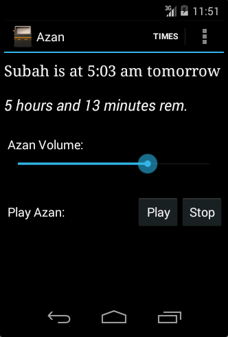 Azan Notifier