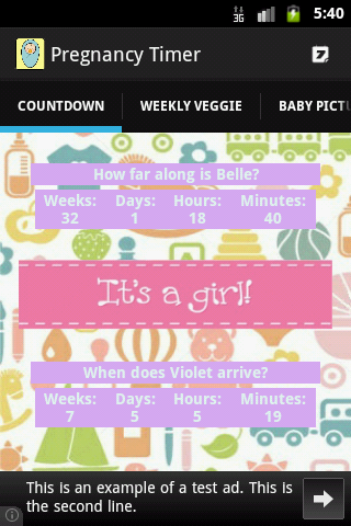 Android application My Pregnancy Tracker - Premium screenshort