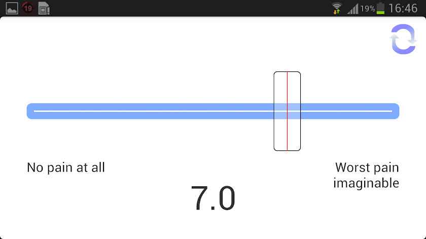 Pain Scale VAS Screen 2