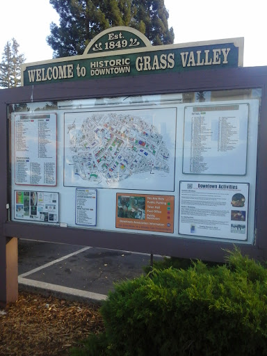 Grass Valley Welcome Map