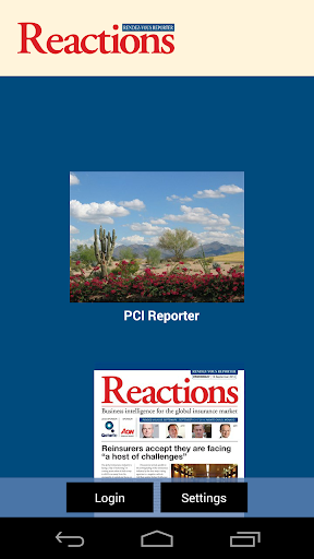 Reactions PCI Reporter