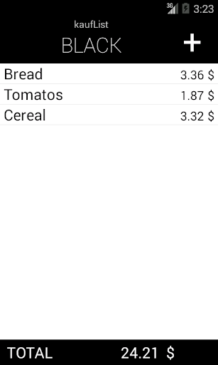 【免費生產應用App】kauflist BLACK Einkaufsliste-APP點子