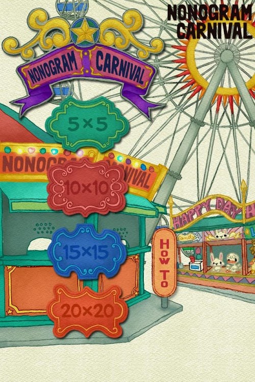 Android application Nonogram Carnival ( Picross ) screenshort