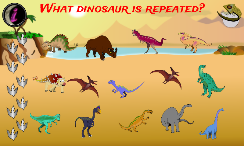 Dinosaur 1st 2nd Graders Game Screen 3