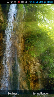 Skutečný Vodopád Živá Tapeta - náhled