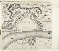 Plattegrond van Nijmegen, ca. 1702