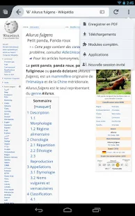 Navigateur web Firefox - screenshot thumbnail