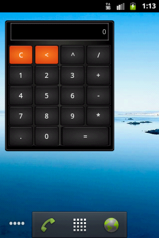 Calculator Widget