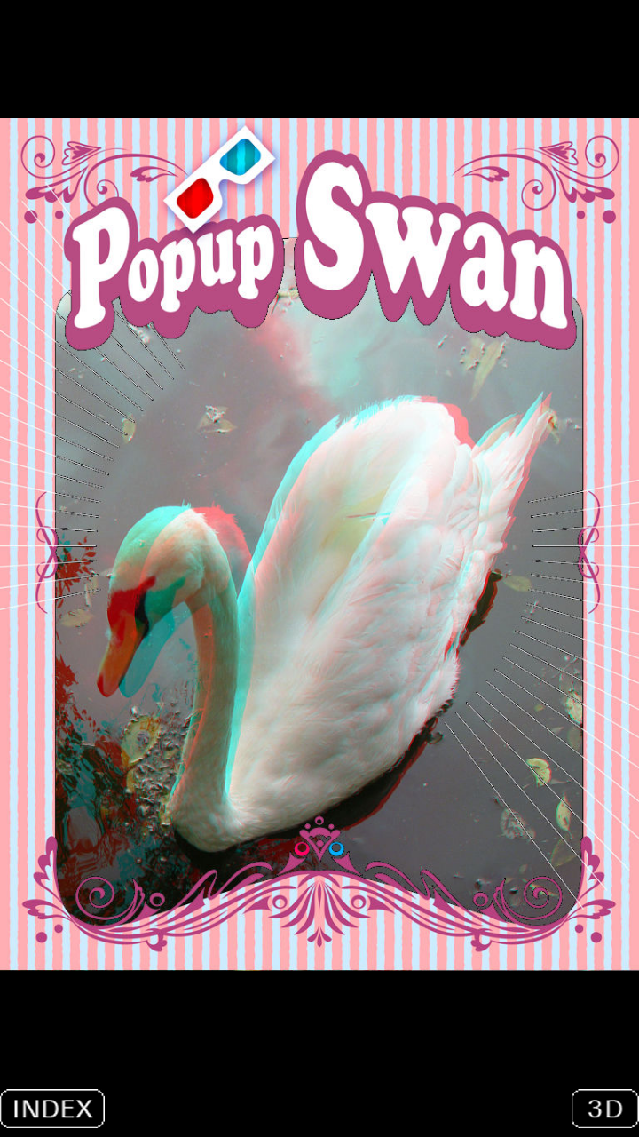 3D Popup Swan Screen 1