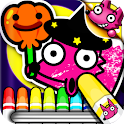Boo! Monster Coloring Book logo
