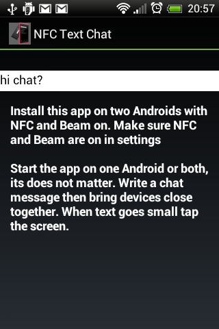 NFC Chat