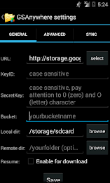GSAnywhere (Cloud Storage) poster 3