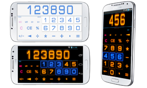 Android application Calculator with Percent screenshort