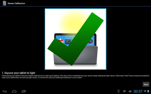 CaseSensor for Tablets