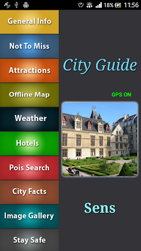 Sens Offline Map Guide
