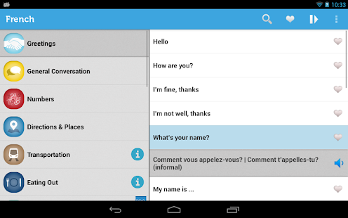 learn french phrasebook is an easy to use mobile french phrasebook ...