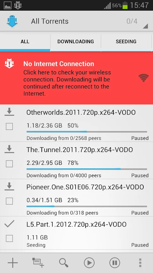 aTorrent - Torrent Downloader - screenshot