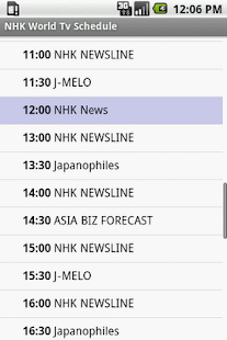 NHK World Tv Schedule