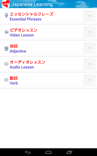 Japanese Learning