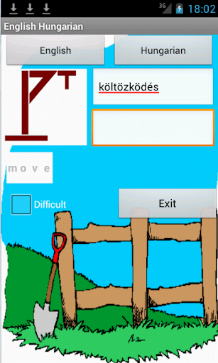 English Hungarian Hangman