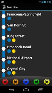 TransitPal Washington DC Metro Screenshots 1